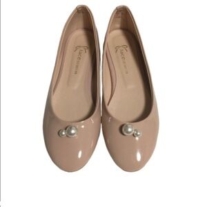 Jace Collection Korean shoes pearl accent toes size 6.5